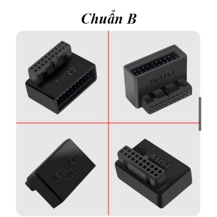 Đảo Góc 90 Độ Cho Cổng USB 3.0 Trên Mainboard, Giúp Đi Gọn Dây, Trang Trí Máy Tính