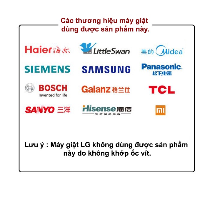 Bộ 4 chân kê chống rung máy giặt tiện lợi