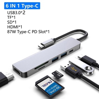 Hub chuyển đổi usb c sang usb 3.0 hdmi 7 trong 1 cho macbook pro / nintendo switch usb-c type c 3.0