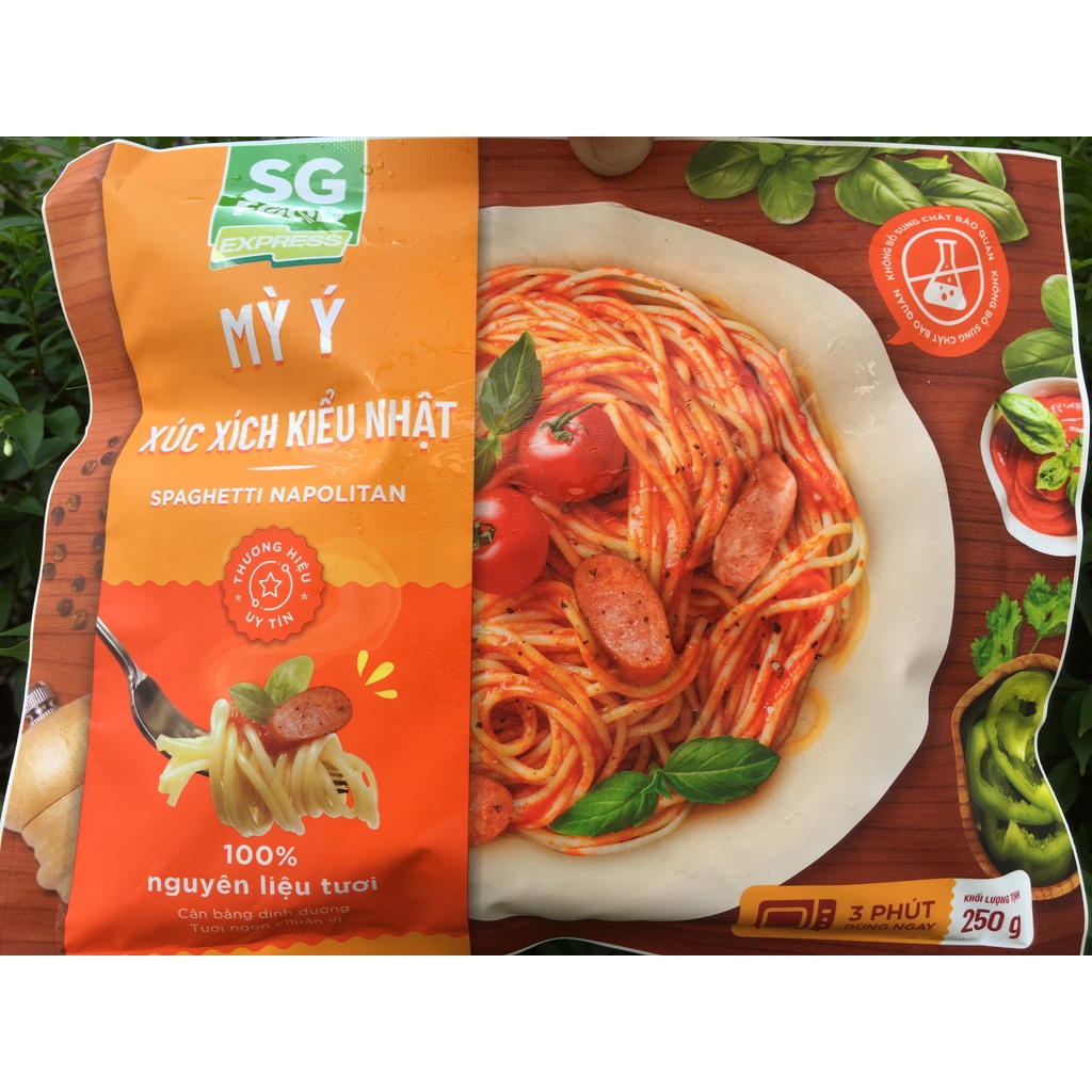 Mì Ý xúc xích kiểu Nhật Saigon food 250g