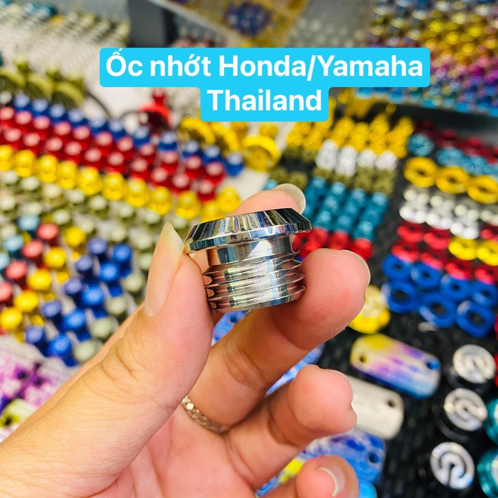 Ốc nắp nhớt Salaya Thái Lan Chính Hãng Xi NIken Honda/Yamaha