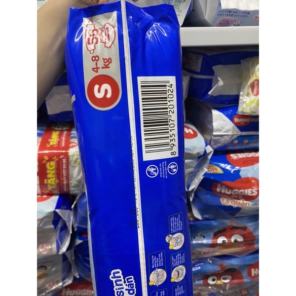 Tã/ bỉm dán Huggies NB1-56/NB1-74/NB2-40/ S30/S56/M26//M48/L23/L42