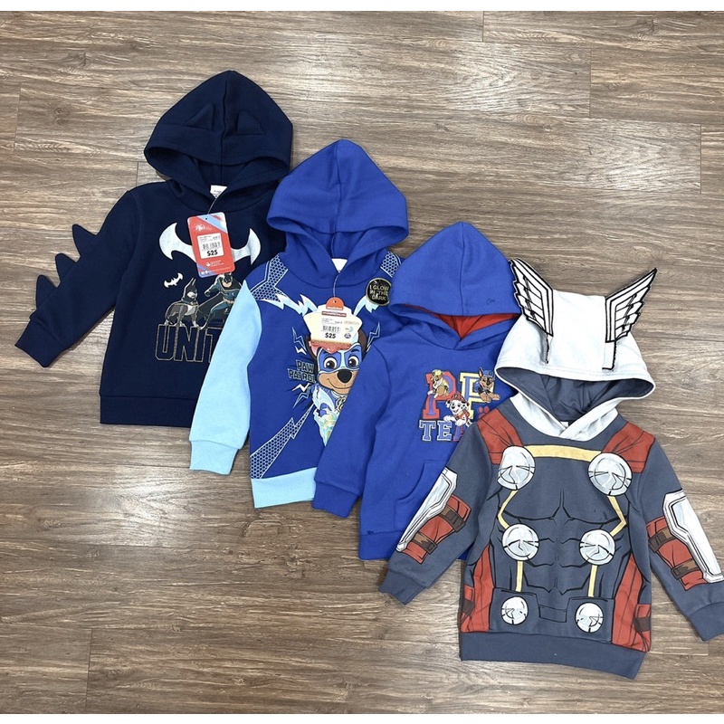 áo hoodie , áo hoodie cho bé hàng xuất dư xịn hoạ tiết chó cứu hộ áo nỉ bông ấm ap cho bé trai kèm mũ tiện lợi