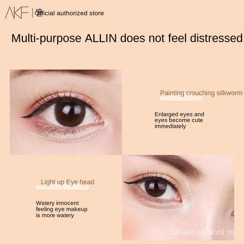 Bút kẻ mắt AKF bắt sáng chống nước không nhòe lâu trôi chính hãng cho nữ | BigBuy360 - bigbuy360.vn