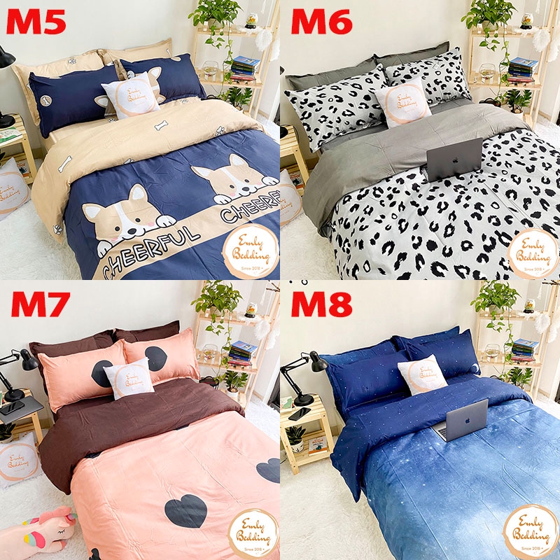 Bộ Chăn Ga Gối Coton 3D hàng nhập khẩu Emly Bedding.( Ảnh thật ) | WebRaoVat - webraovat.net.vn