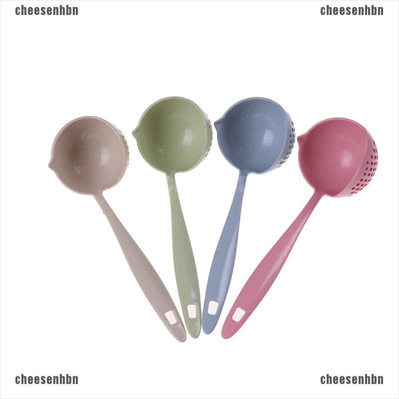 Muỗng Múc Canh 2 Trong 1 Có Tay Cầm Dài