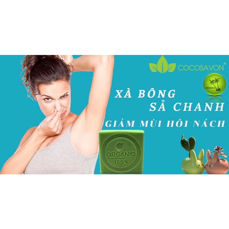 [Full Set] 2 Xà Phòng Sả Chanh VN/ Thảo mộc Ấn Độ Giảm Mụn Lưng, Viêm Nang Lông, khử hôi nách Cho Nam Giới (100gr/ bánh)