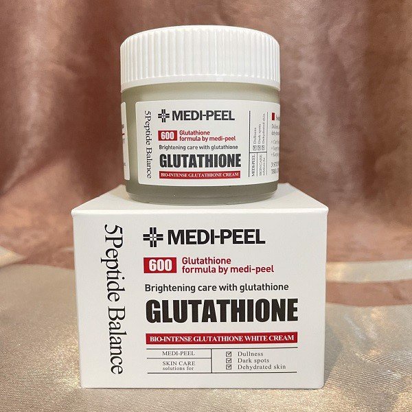 Combo 2 Sản Phẩm Dưỡng Trắng Medi Peel Bio Intense Glutathione White (Serum + Kem)
