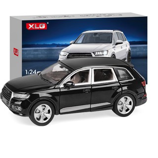 Xe mô hình ô tô Audi Q7 XLG tỉ lệ 1:24 Xe bằng sắt đồ chơi trẻ em