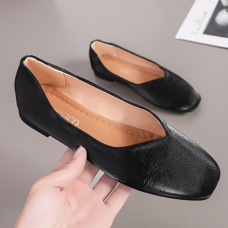 Giày búp bê đế bệt mũi vuông 41 42 43 cho nữ