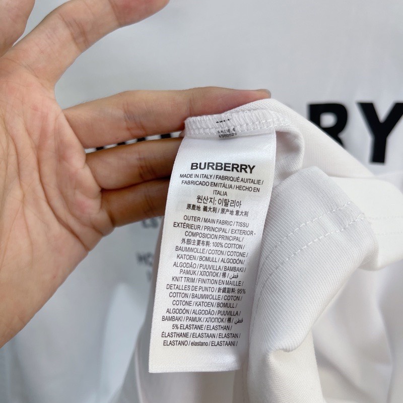 Áo Tee Burberry London Horseferry Black T- Shirt