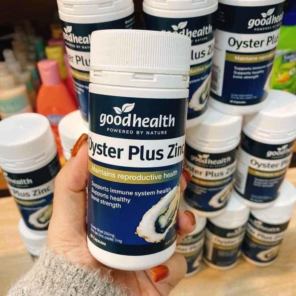 Viên Uống Tinh Chất Hàu Good Health Oyster Plus Zinc Hộp 60 Viên Của Úc Tăng Cường Sinh Lý Nam