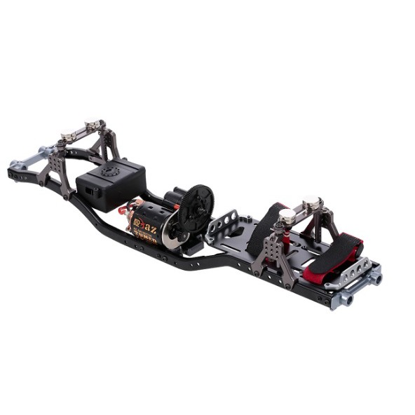 Khung xe RC Kim loại với động cơ 540 cho AXIAL SCX10 RC Crawler