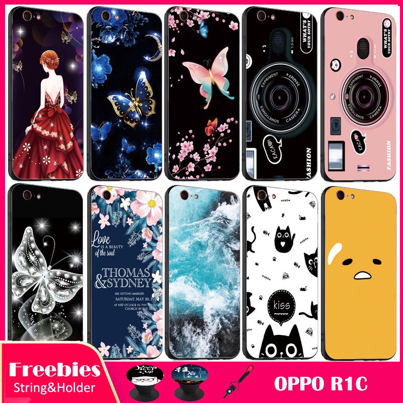 Ốp Điện Thoại Có Dây Đeo Đệm Khí Cho OPPO R1C/R8207/R1X