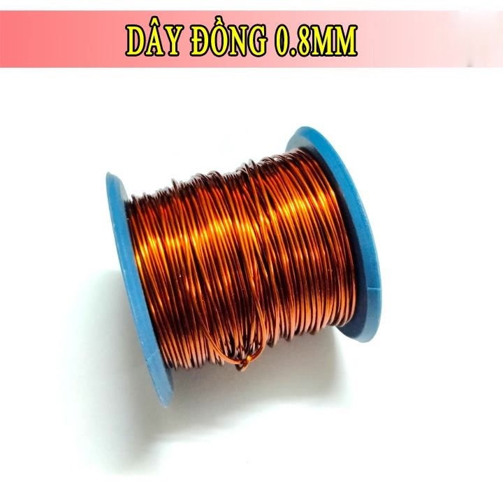 Dây đồng cuộn 100g 0.8mm