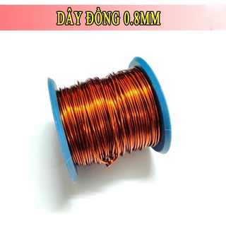 Dây đồng cuộn 100g 0.8mm