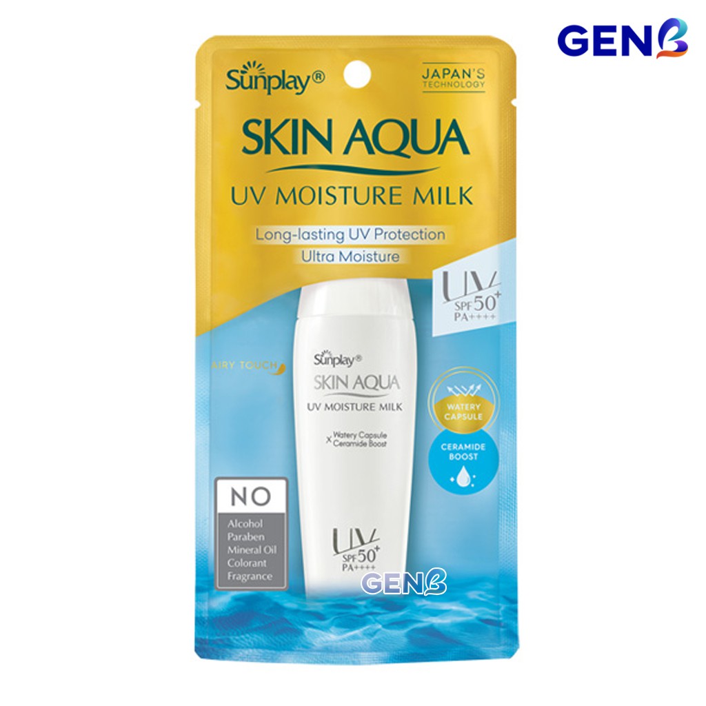 [MẶT & TOÀN THÂN] Kem Chống Nắng Skin Aqua NHẬT NẮP TRẮNG 70-30g Dưỡng Ẩm-Kcn Sunplay Uv Moisture Milk- Mỹ Phẩm GenB