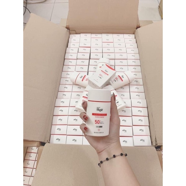 Uv block ISOV kem chống nắng vật lý cho da nhạy cảm