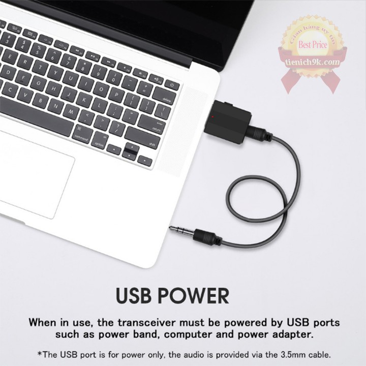 Thiết bị thu phát âm thanh Usb bluetooth 5.0 cho Loa kết nối laptop máy tính Bt600 | BigBuy360 - bigbuy360.vn