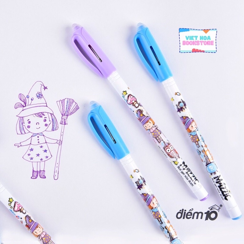 Bút Gel xoá được Mazzic 0.5mm xanh/đen