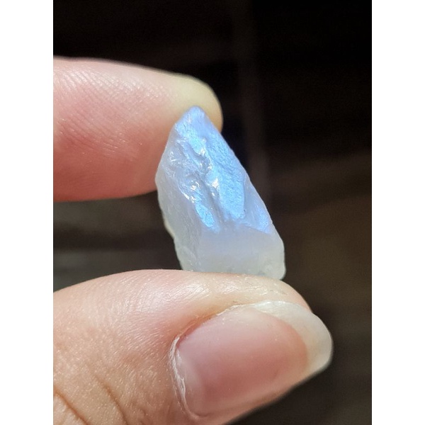 Hạt đá thô Moonstone dùng cho bói bài Tarot, Reiki, handmade, phong thủy...