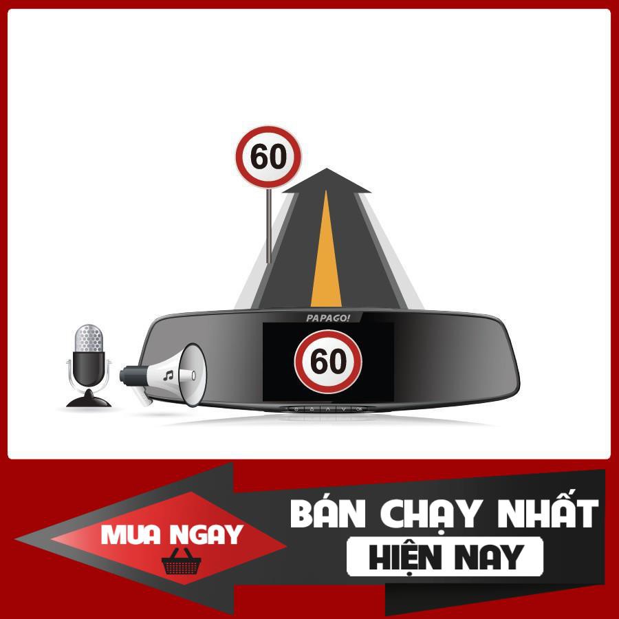 [Vietmap] Camera Hành Trình Gương Chiếu Hậu PAPAGO GOSAFE790