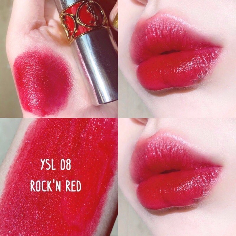 SĂN SALE Son thỏi YSL shine rock n red 08 - Ysl shine 84