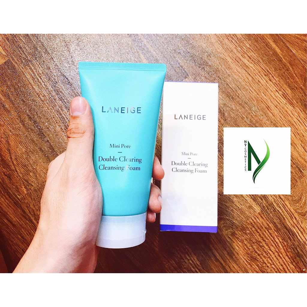 SỮA RỬA MẶT LANEIGE MINI PORE DOUBLE CLEARING CLEANSING FOAM 150ML NHẬP KHẨU CHÍNH HÃNG - 4453