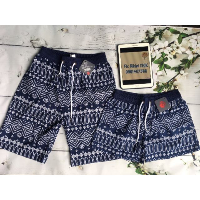 Quần cặp đi biển thổ cẩm