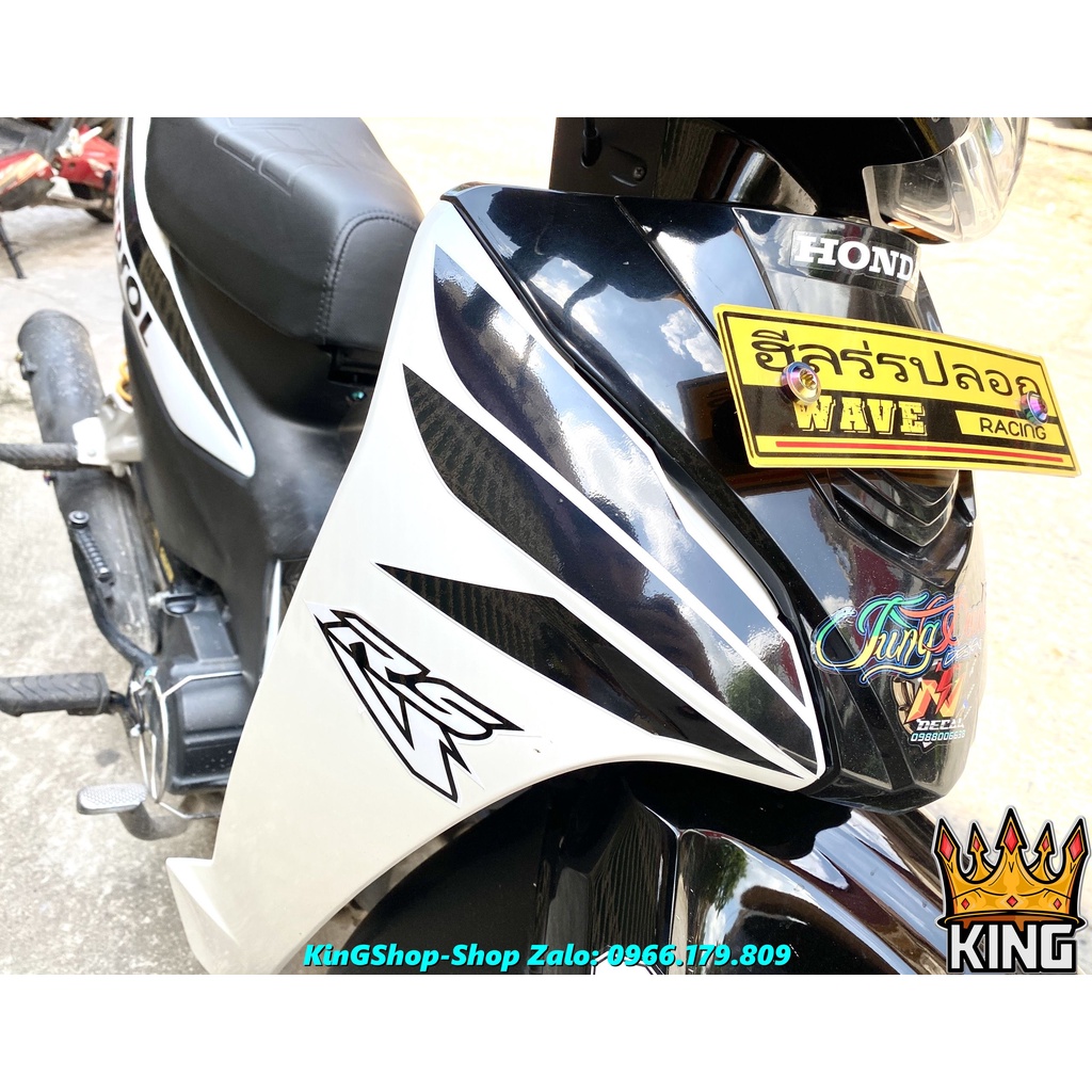 Tem Rời Wave 110cc Trog suốt,REPSOL V1 -Ảnh Thật -#Temxemay#Decal #Wave #Wave110 #Wave110cc
