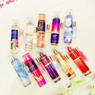 ► [Bill Mỹ] [ 10 ml ]  Xịt thơm body mist  Bath And Body Works nhiều mùi Chuẩn Authentic
