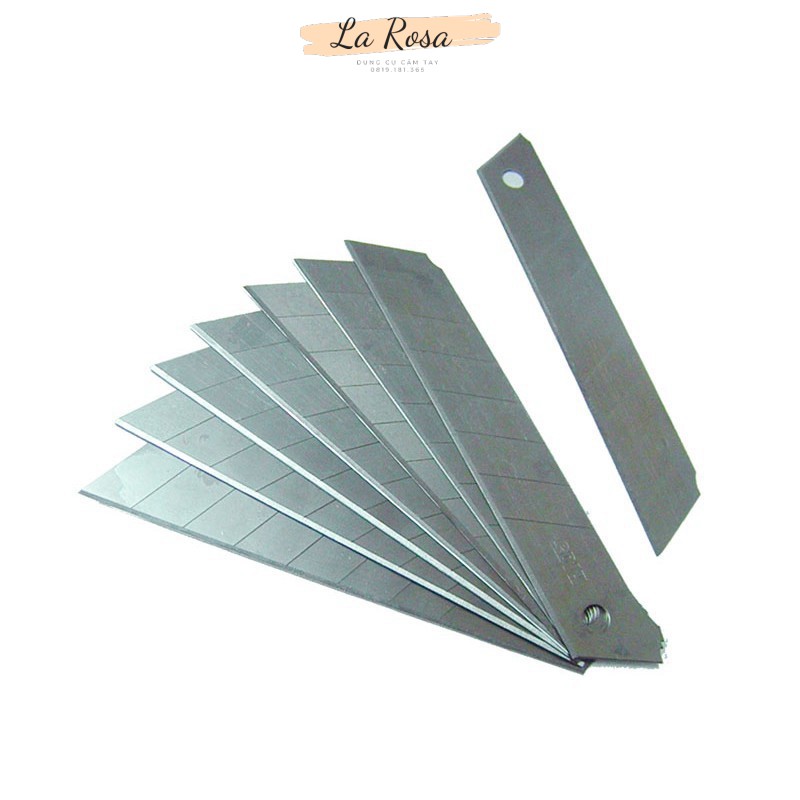 Hộp 10 Lưỡi Dao Rọc Giấy Siêu Sắc