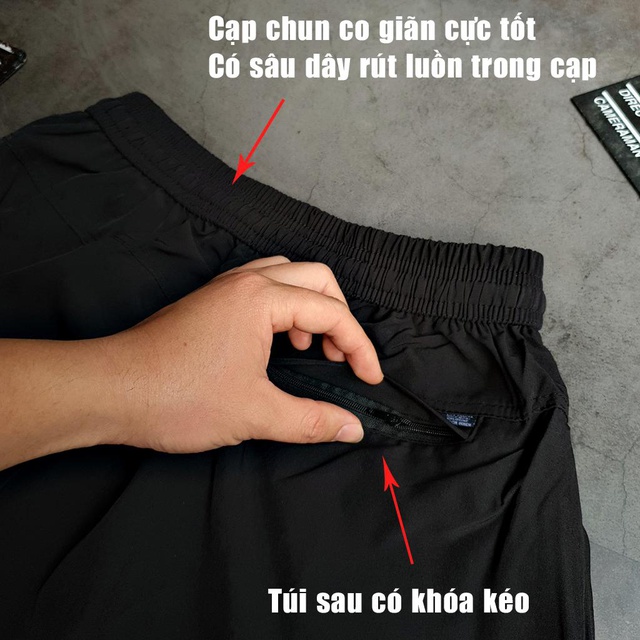 Quần Short nam khóa viền chữ thể thao, PP009 | BigBuy360 - bigbuy360.vn