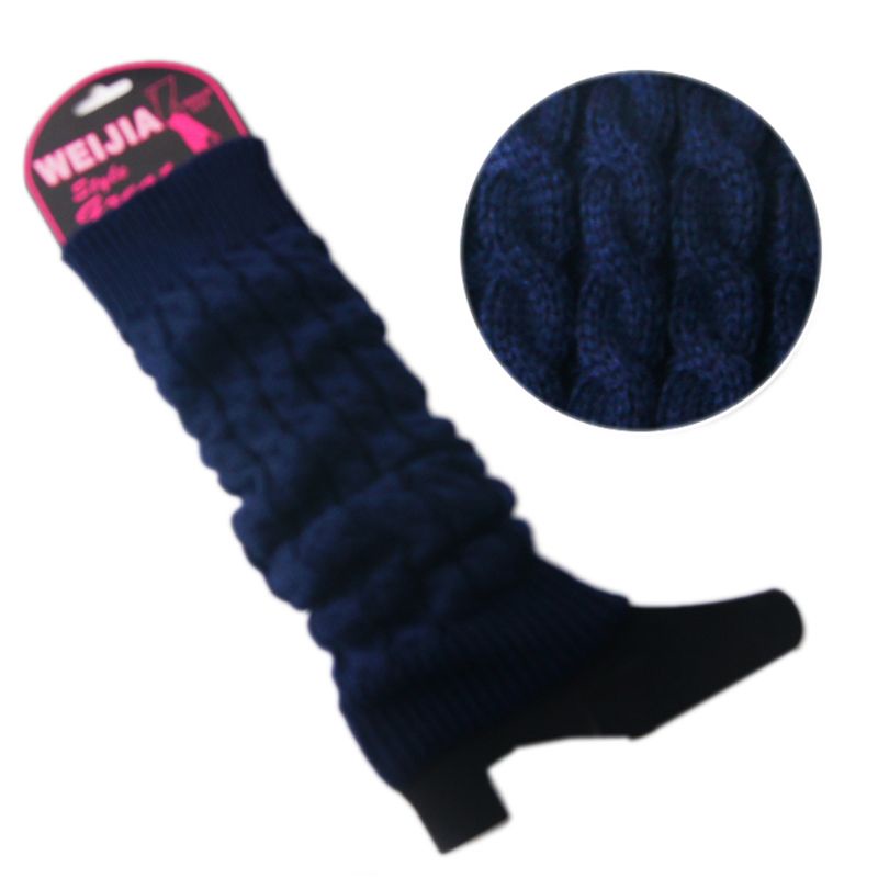 Đôi Vớ Ống Chân Đan Len Giữ Ấm Mùa Đông Dành Cho Nữ