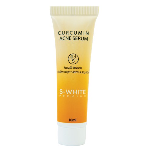 Tuýp Curcumin S-White hỗ trợ giảm mụn và ngăn ngừa mụn