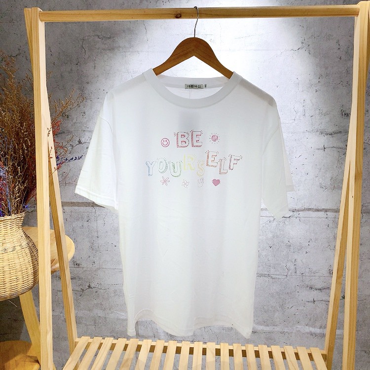 Áo Thun Unisex Nam Nữ Be YourSelf Ulzzang Hot Trend Street Style Mr Smile 99 Shop