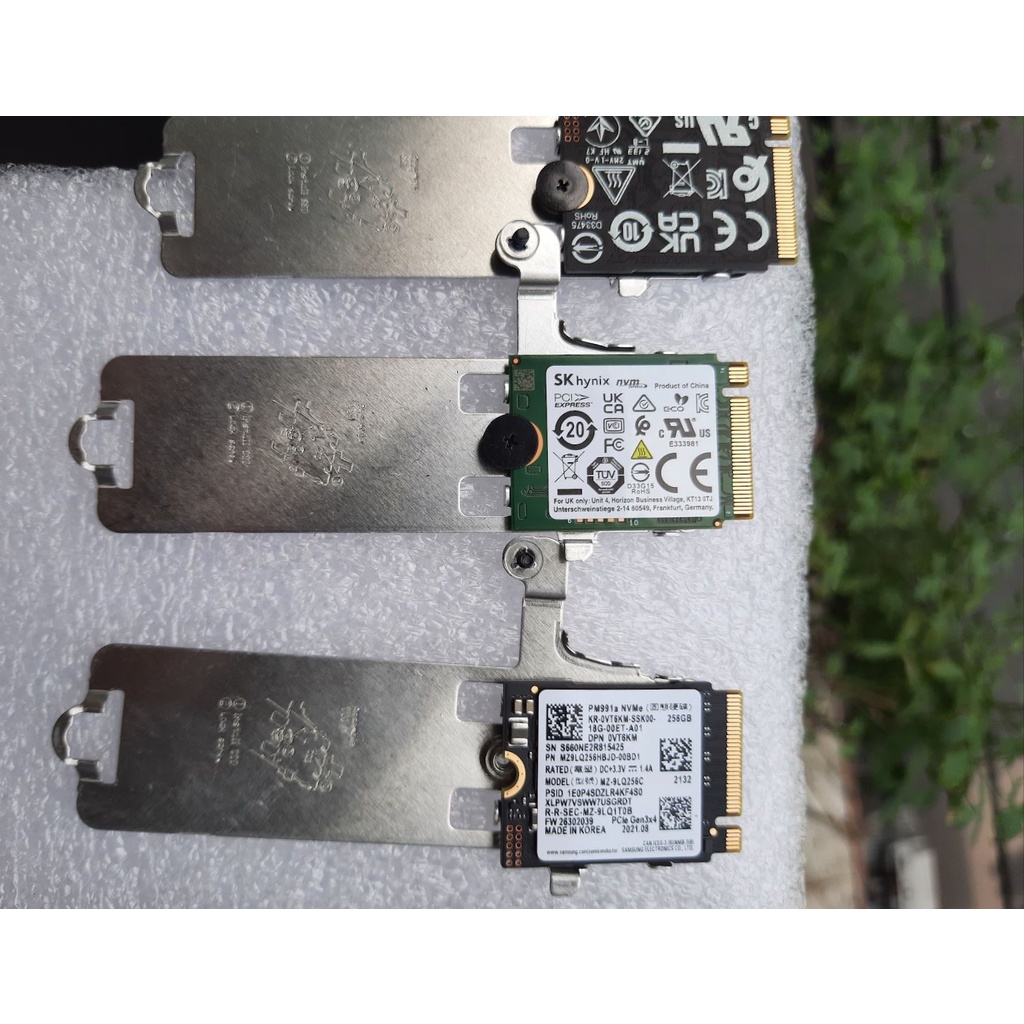 Ổ cứng SSD M2 PCIe Samsung / Hynix / Kingston 256G NVME