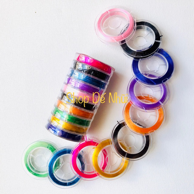 10m Cuộn Dây Sợi Gân Siêu Co Giãn Mềm Mịn Mảnh