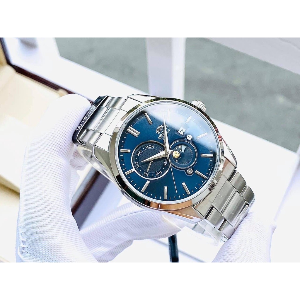 Đồng Hồ Nam ORIENT Sun And Moon Gen 5 2021 RA-AK0308L10B Chính Hãng Tặng Dây Da Cao Cấp