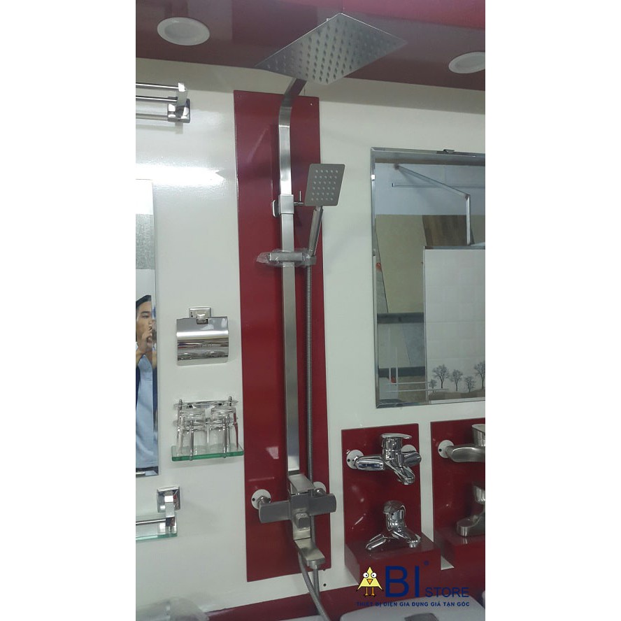 [CHUẨN INOX 304 XỊN ]SEN CÂY INOX 304 VUÔNG NÓNG LẠNH HÀNG ĐẸP GIÁ RẺ TẠI HÀ NỘI