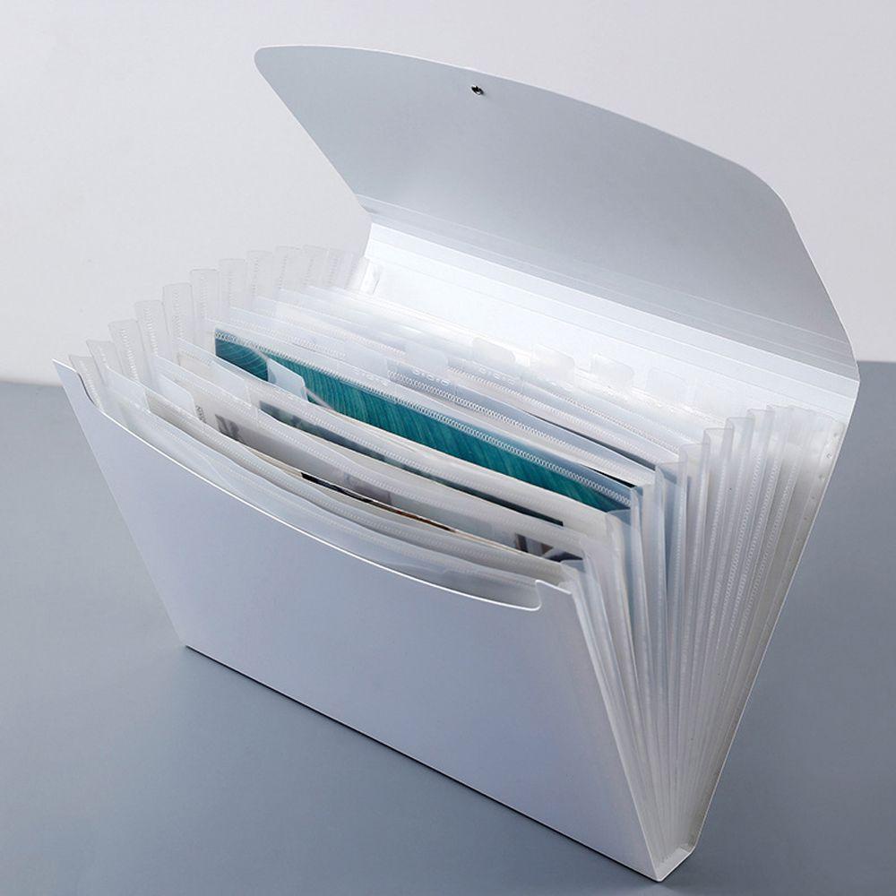 ELEGANT Túi Giấy Đựng Tài Liệu Văn Phòng / Trường Học 13 Ngăn Phân Loại Thông Tin Tiện Dụng