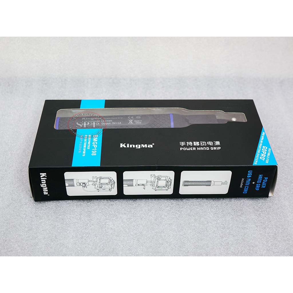 Gậy cầm tay kiêm sạc dự phòng cho GoPro Kingma dung lượng 5200mAh