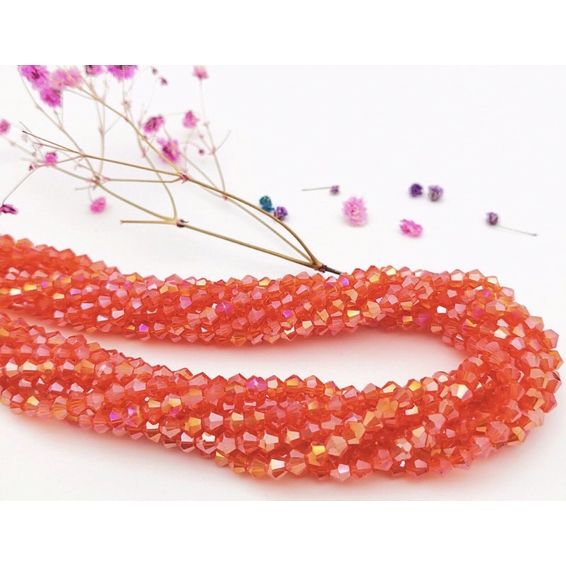 100 viên đá pha lê cao cấp đính kết, sâu vòng, đồ handmade