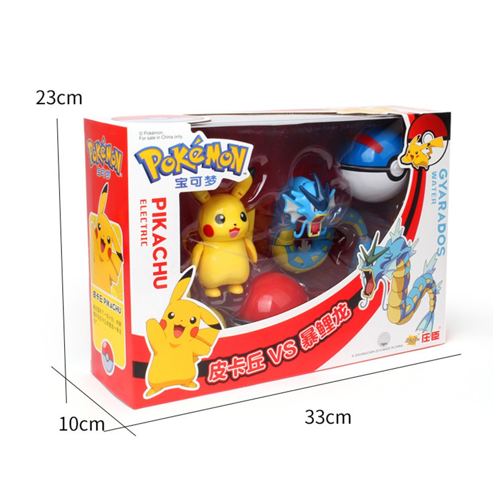 Set Mô Hình Quả Bóng Pokemon Trang Trí