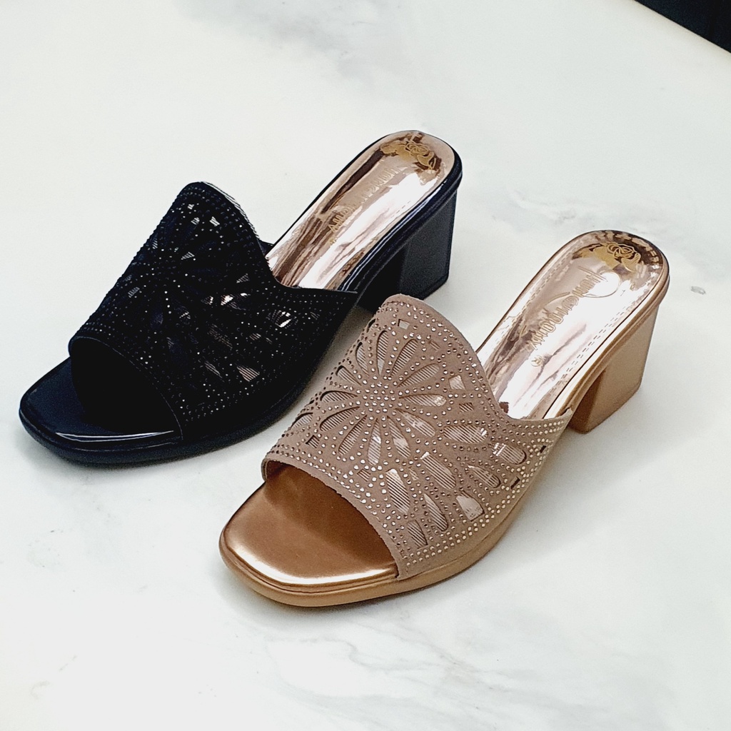 Dép Trung Niên Quai Ngang - Dép Đi Tiệc  Hàng Nhập Khẩu Cao Cấp 9708 9105 9109