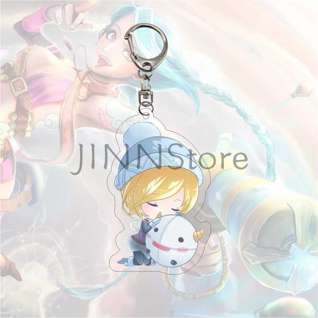 Móc khóa bằng acrylic hình nhân vật game LOL Liên Minh Huyền Thoại