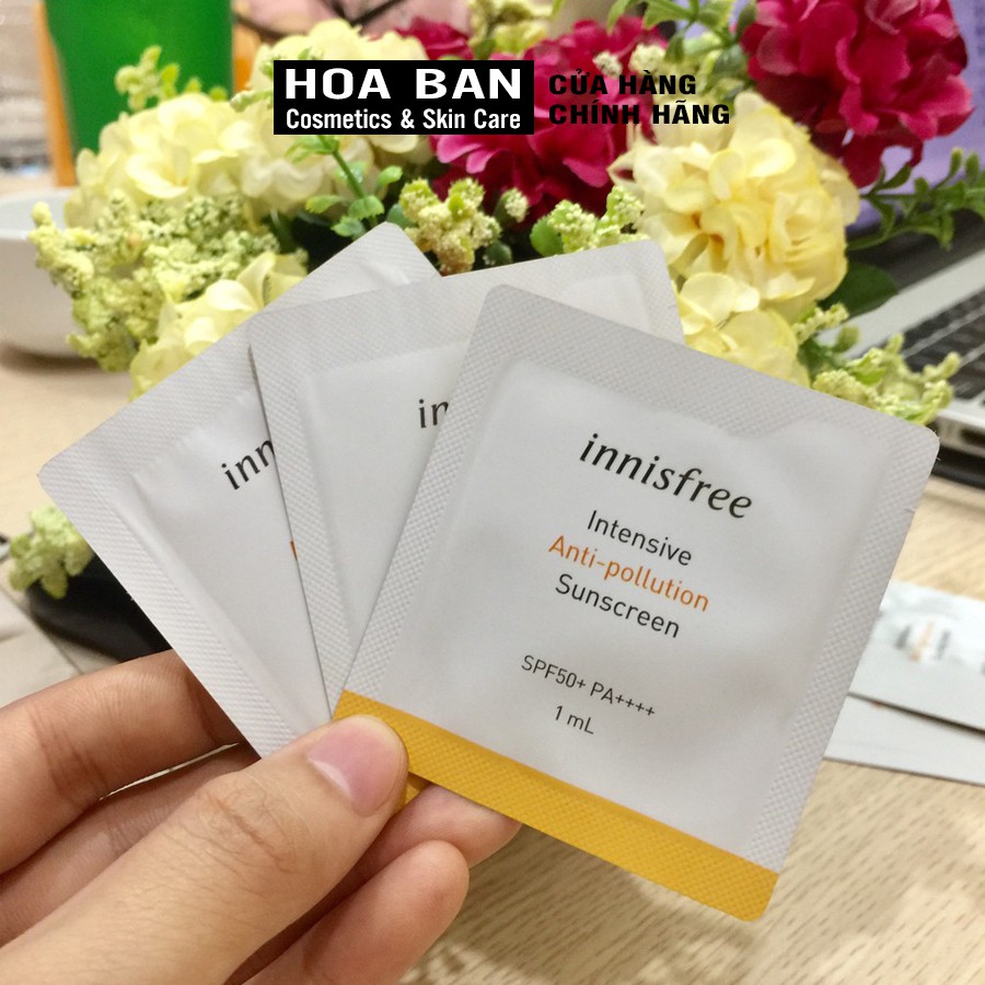 [Innisfree] Sample Kem Chống Nắng Intensive Anti-pollution Sunscreen 1ml