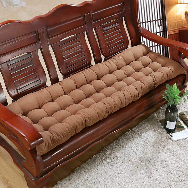 Đệm lót ghế sofa gỗ dày màu trơn thích hợp cho bốn mùa