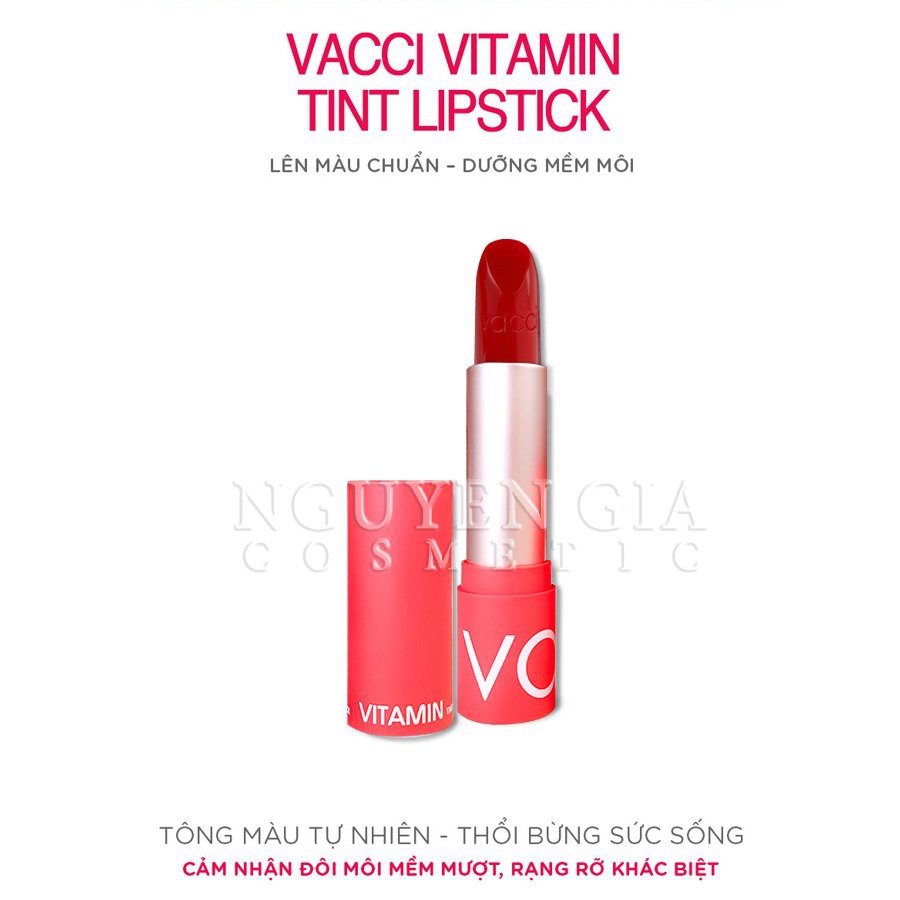 Son Dưỡng Môi Có Màu Lâu Phai Cao Cấp Vacci Vitamin Tint Lipstick (Hàn Quốc) | BigBuy360 - bigbuy360.vn