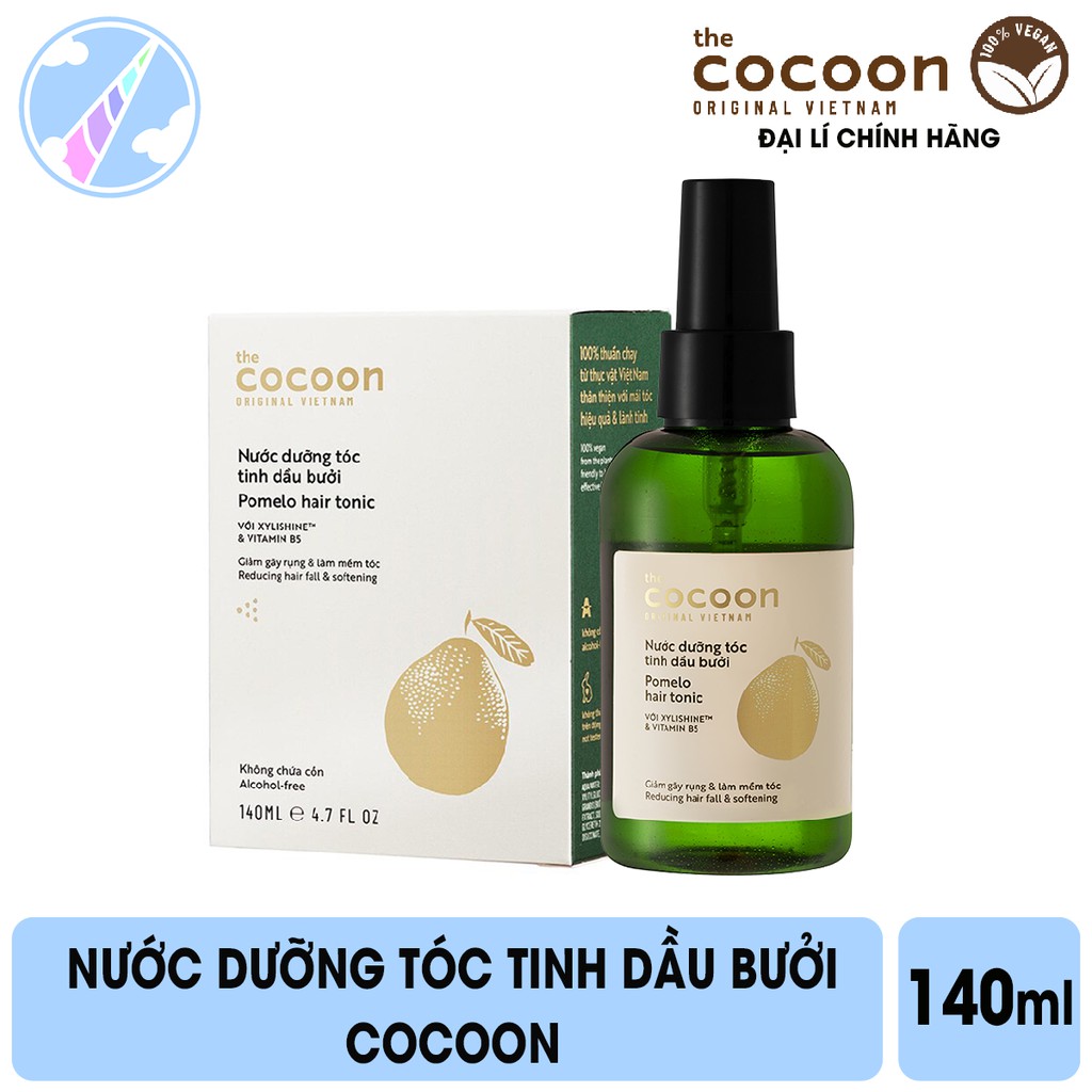 Nước Dưỡng Tóc Tinh Dầu Bưởi Cocoon 140ml